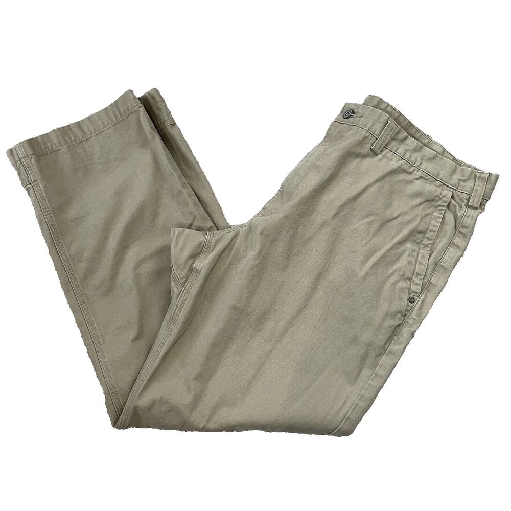 Duluth‎ Trading Pants Men's 40x32 Beige Standard Fit Work Wear Chinos